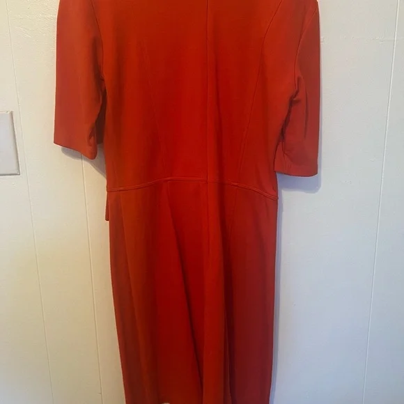 Vince Camuto Red Vintage Style Short Sleeve A-Line Dress - Picture 2 of 8